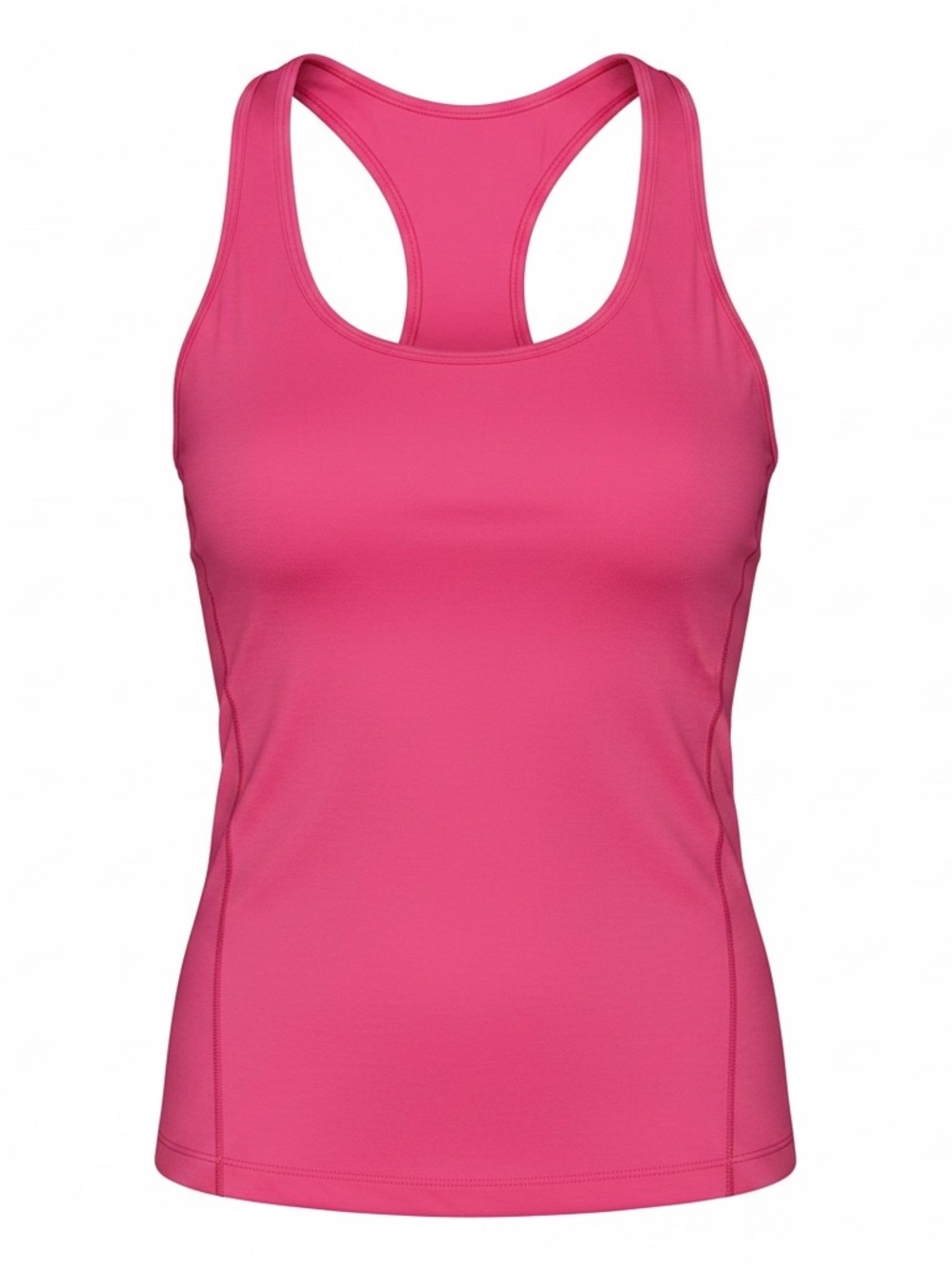 All Access by Bandier Front Row Tank Pink Rose Racerback Built-In Bra Medium $90